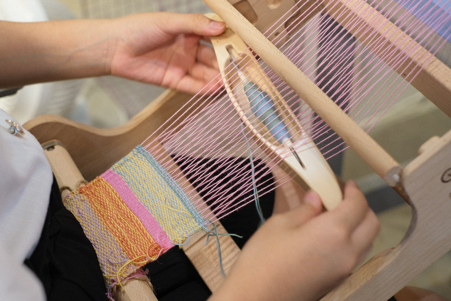 ワークショップ【卓上織り機を使ってコースターを作ろう】 ¥5,500【現地決済】